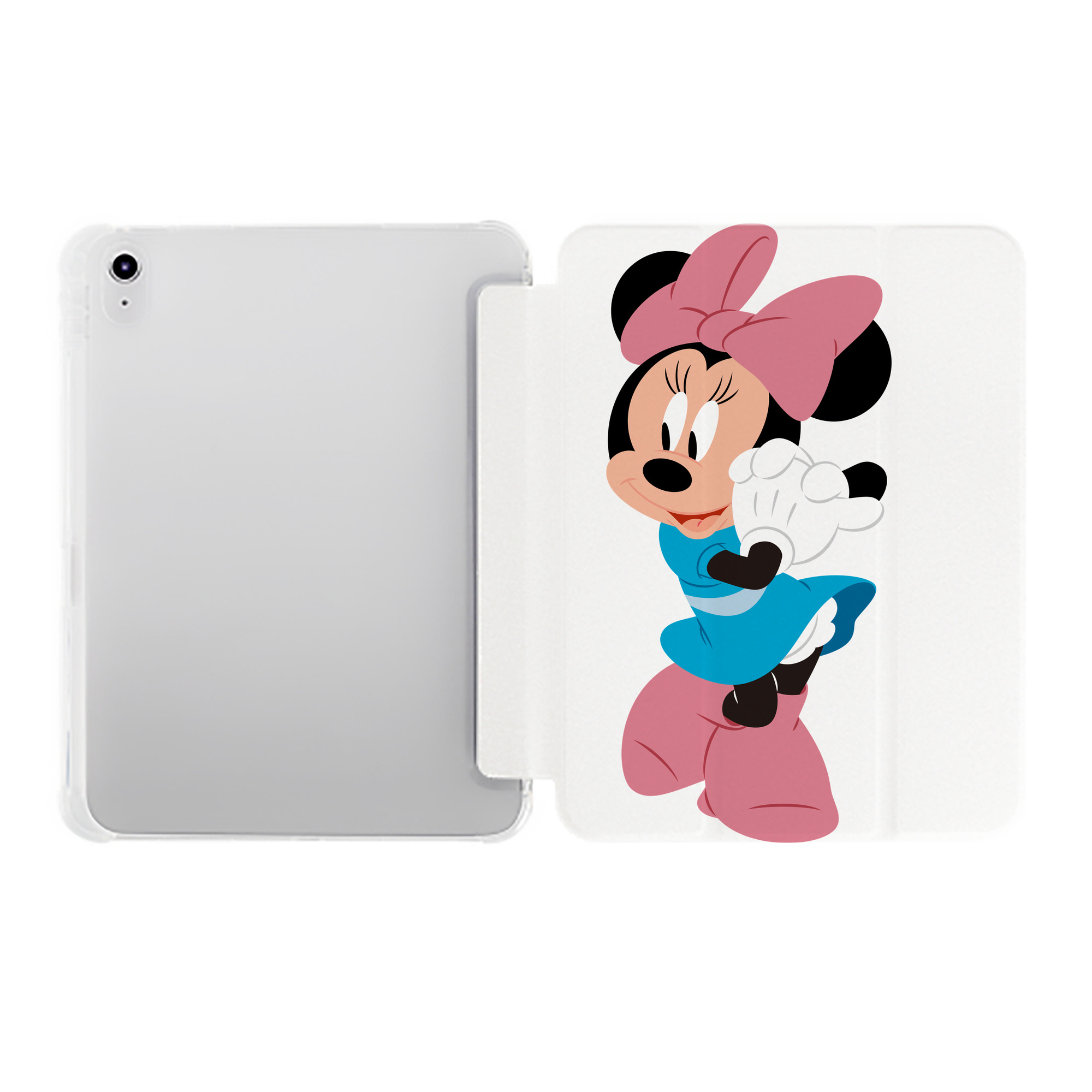 （画像用） ミッキーマウス Mickey Mouse IPad ケース ペン収納付き 三つ折りスタンド PUレザー×シリコン 対応機種9.5/10.5/10.9インチ